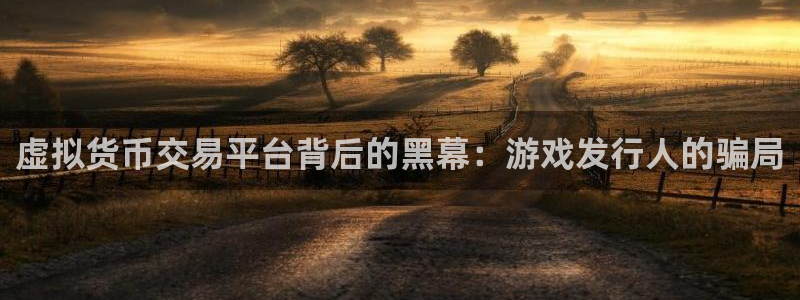 四川杏耀科技有限公司招聘：虚拟货币交易平台背后的黑幕：游戏发行人的骗局